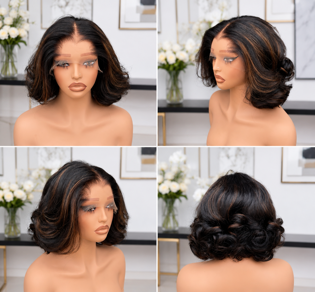 10" Peruvian Human Hair Wig