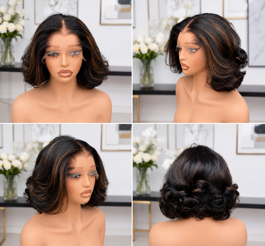 10" Peruvian Human Hair Wig