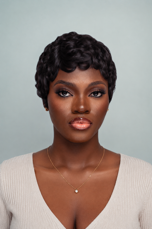 Pixie Cut Virgin Hair Wig