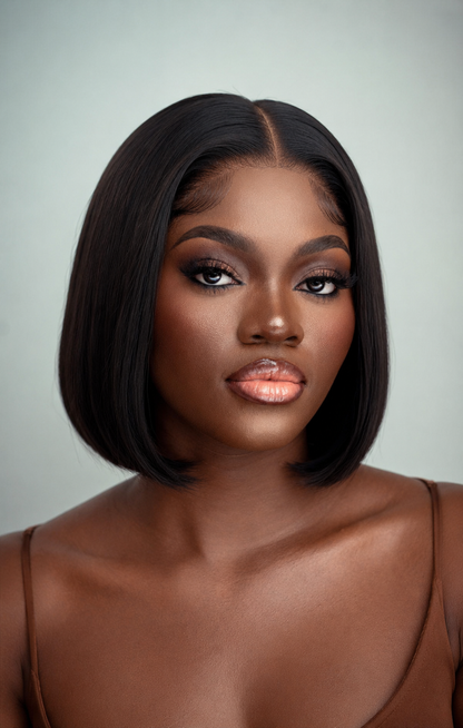 13×4 Frontal Wig -6" Lagos Hairline | Natural Black | 180% Density