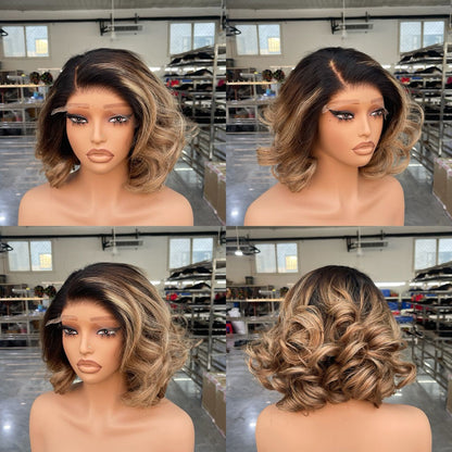 T#3/11 HD Closure Bob Wig - 10" | 180% Density